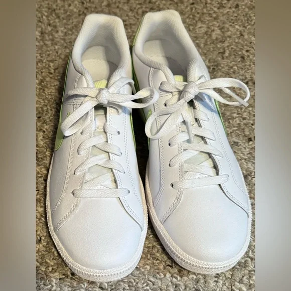 New Nike Women’s Court Royale Trainers White Volt Leather - Picture 4 of 7